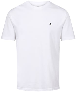 Men's Volcom Short-Sleeve Stone Blanks Basic T-Shirt - White