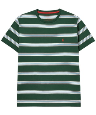 Men's Joules Boathouse T-Shirt - Green Multi Stripe
