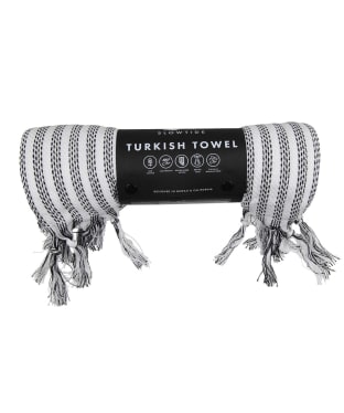 Slowtide Koko Turkish Cotton Towel - Black