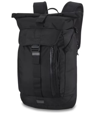 Dakine Motive Rolltop Backpack 25L with Laptop Sleeve - Black Ballistic