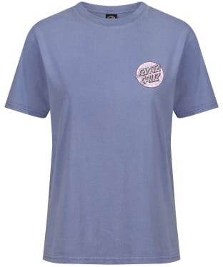 Women's Santa Cruz Zebra Marble Dot Short Sleeve T-Shirt - Navy Wash