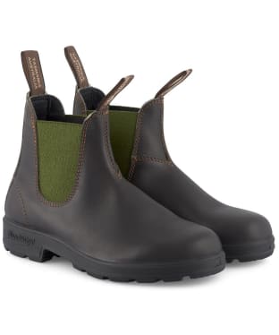 Blundstone #519 Leather Chelsea Boots - Stout Brown / Olive