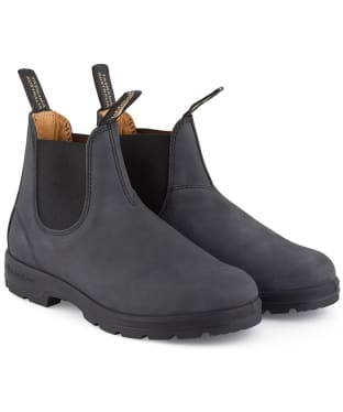 Blundstone #587 Leather Lined Chelsea Boots - Rustic Black