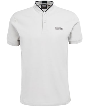 Men's Barbour International Lewis Sports Polo Shirt - Silver Ice