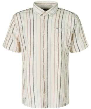 Men's Barbour Roker Short Sleeve Summer Shirt - Ecru