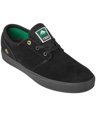 Men's Emerica Figgy G6 Breathable Suede Skate Shoes - Black