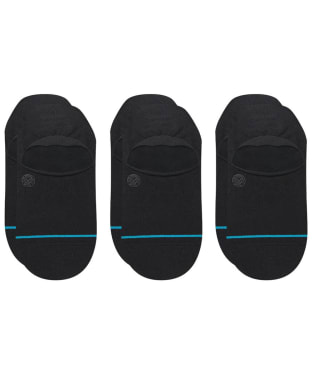 Stance Icon No Show Combed Cotton Socks 3 Pack - Black