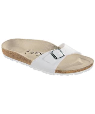 Women's Birkenstock Madrid Sandals - Narrow Footbed - Adjustable Fit - White