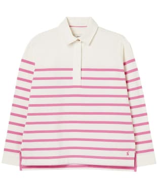 Women's Joules Cotton Ottilie Deck Shirt - Pink Stripe