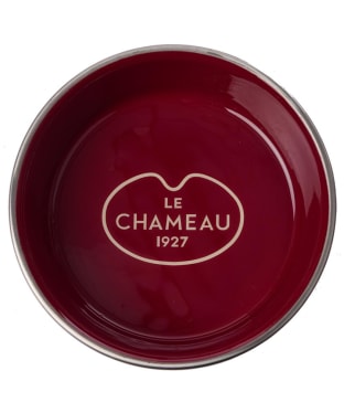 Le Chameau Large Stainless Steel Dog Bowl - Rouge