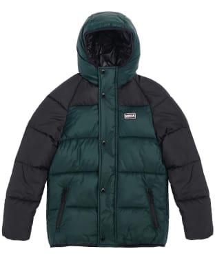 Boy's Barbour International Hoxton Quilted Jacket - 10-15yrs - Pine Grove