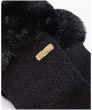 Women's Barbour International Mallory Knitted Gloves - Black