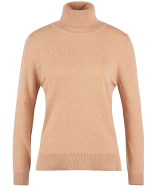 Women’s Barbour Pendle Roll Collar Sweater - Caramel / Fawn