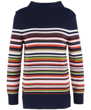 Women's Barbour Stripe Guernsey Knit Sweater - Multi Stripe