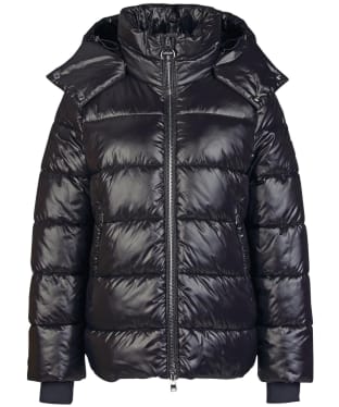 Women's Barbour International Chicago Quilted Jacket - Black