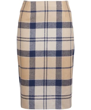Women's Barbour Rosa Skirt - Fawn Tartan