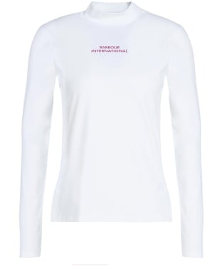 Women's Barbour International Benson T-Shirt - White