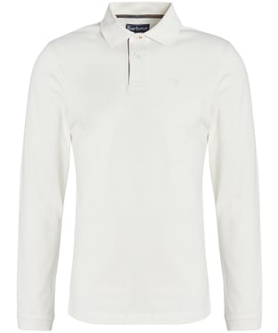 Men’s Barbour L/S Sports Polo Shirt - Whisper White