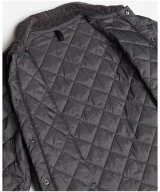 Men's Barbour Heritage Liddesdale Quilted Jacket - Charcoal