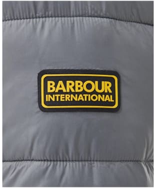 Men's Barbour International Legacy Bobber Quilted Jacket - Slate Grey
