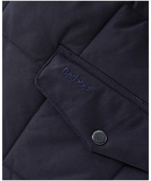Men's Barbour Winter Chelsea Quilted Jacket - Navy