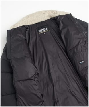 Men's Barbour International Auther Deck Quilted Jacket - Black