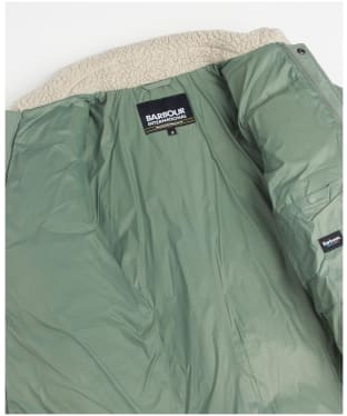 Men's Barbour International Auther Deck Quilted Jacket - Agave Green
