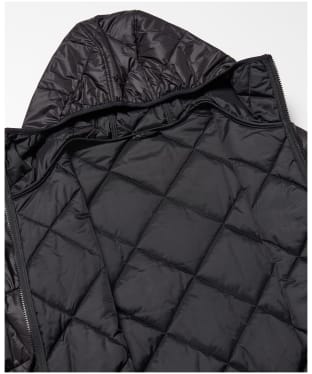Men's Barbour Winter Hooded Liddesdale Quilted Jacket - Black