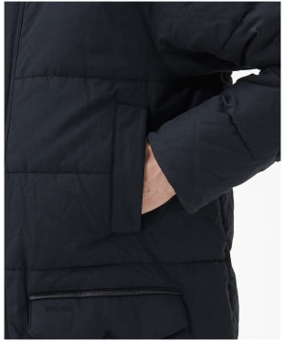Men's Barbour Np Beaufort Baffle Quilted Jacket - Black
