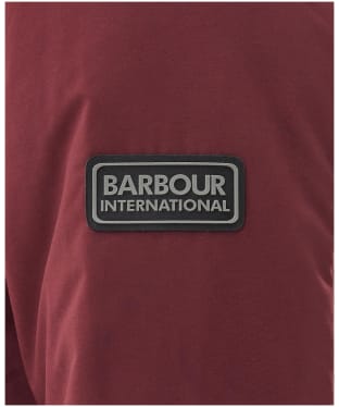 Men's Barbour International District Quilted Jacket - Bordeaux