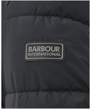 Men's Barbour International Rowland Quilted Jacket - Black