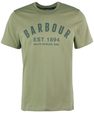 Men’s Barbour Ridge Logo Tee - Bleached Olive
