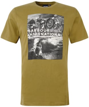 Men's Barbour International Race T-Shirt - Archive Olive