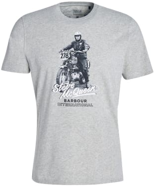 Men's Barbour International Albie T-Shirt - Grey Marl