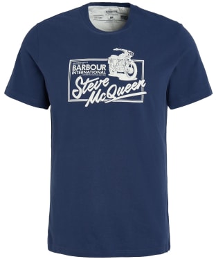 Men's Barbour International Eddie T-Shirt - Oxford Navy