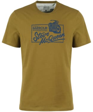 Men's Barbour International Eddie T-Shirt - Archive Olive