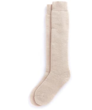 Women's Barbour Knee Length Wellington Socks - Sand Beige