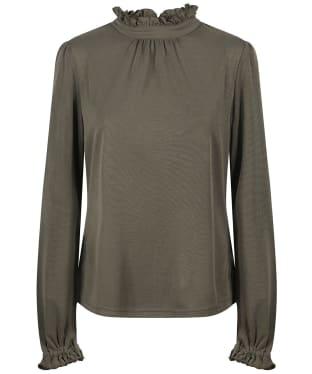 Women's Ariat Inverness Long Sleeve Ruffle Top - Earth