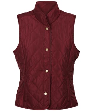 Women's Ariat Woodside Quilted Button Gilet - Tawny Port