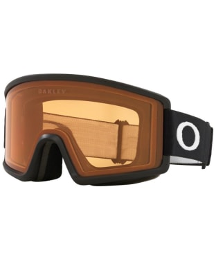 Oakley Target Line Snow Goggles - Large - Persimmon Lens - Matte Black