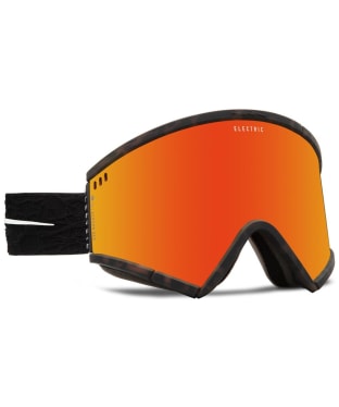 Electric Roteck Unisex Snow Goggles - Auburn Red Lens - Black Tort Nuron