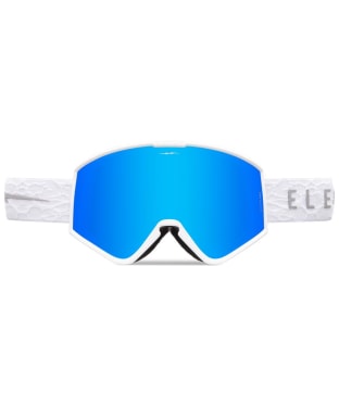 Electric Kleveland Unisex Snow Goggles - Blue Chrome Lens - Matte White Nuron