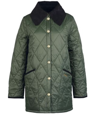 Women's Barbour Modern Liddesdale Quilted Jacket - Olive