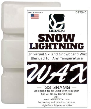 Demon Universal Temperature Wax for Skis and Snowboards - White