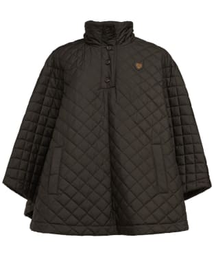 Women's Holland Cooper Brooke Diamond Quilted Cape - Dark Olive