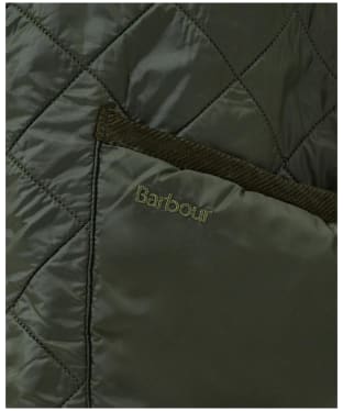 Men's Barbour Overnight Polar Quilted Parka Jacket - Olive