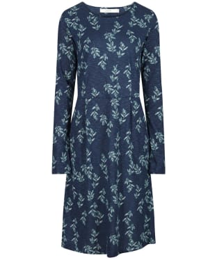 Women’s Lily & Me Halmore Long Sleeve Cotton Dress - Navy