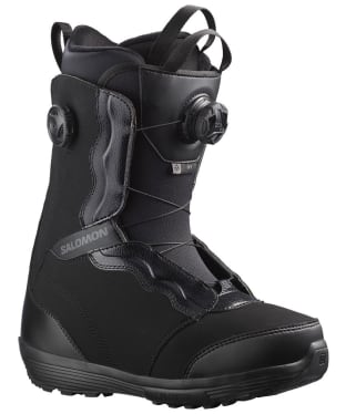 Women's Salomon Ivy Boa SJ Boa Snowboard Boots - Black
