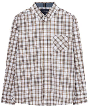 Men's Joules Goodridge Classic Fit Cotton Shirt - Creme Check