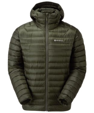 Men's Montane Anti-Freeze Packable Hooded Down Jacket - Oak Green